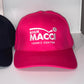 Pink & White Rick Macci Hat