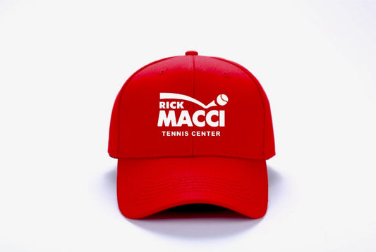 Red & White Rick Macci Hat
