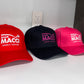 Pink & White Rick Macci Hat