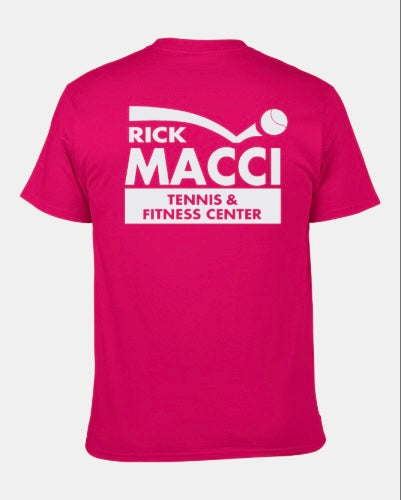 Pink & White Rick Macci T Shirt
