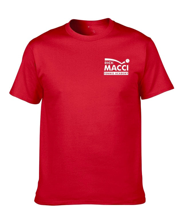 Red & White Rick Macci T Shirt